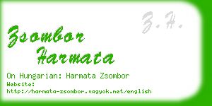 zsombor harmata business card
